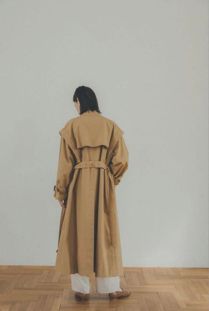ジャケット・アウター CLANE 2WAY SQUARE SLEEVE TRENCH COAT