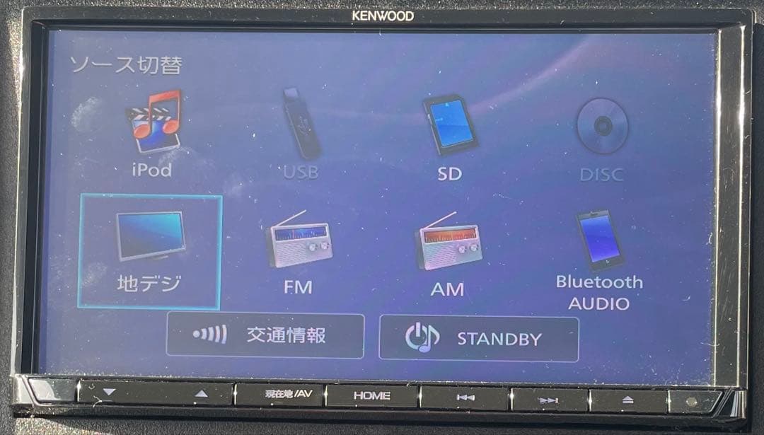 KENWOOD MDV-D504BT カーナビ2017年製 2016年地図データ