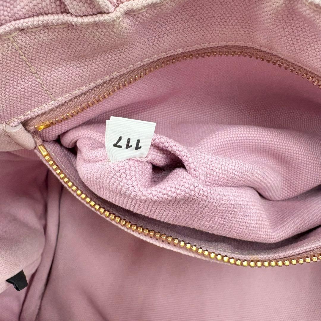 PRADA プラダ カナパ Sサイズ 2way トートバッグ ピンク キャンバス