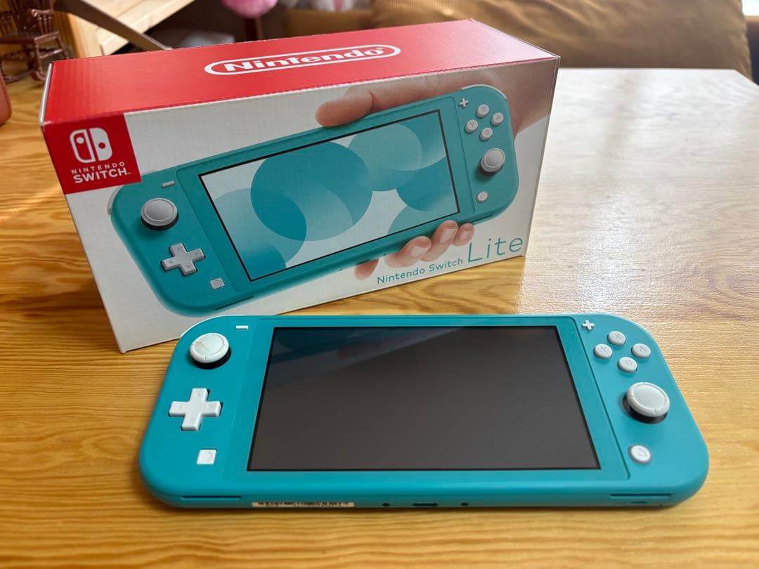 Nintendo Switch Lite ターコイズ 本体、箱