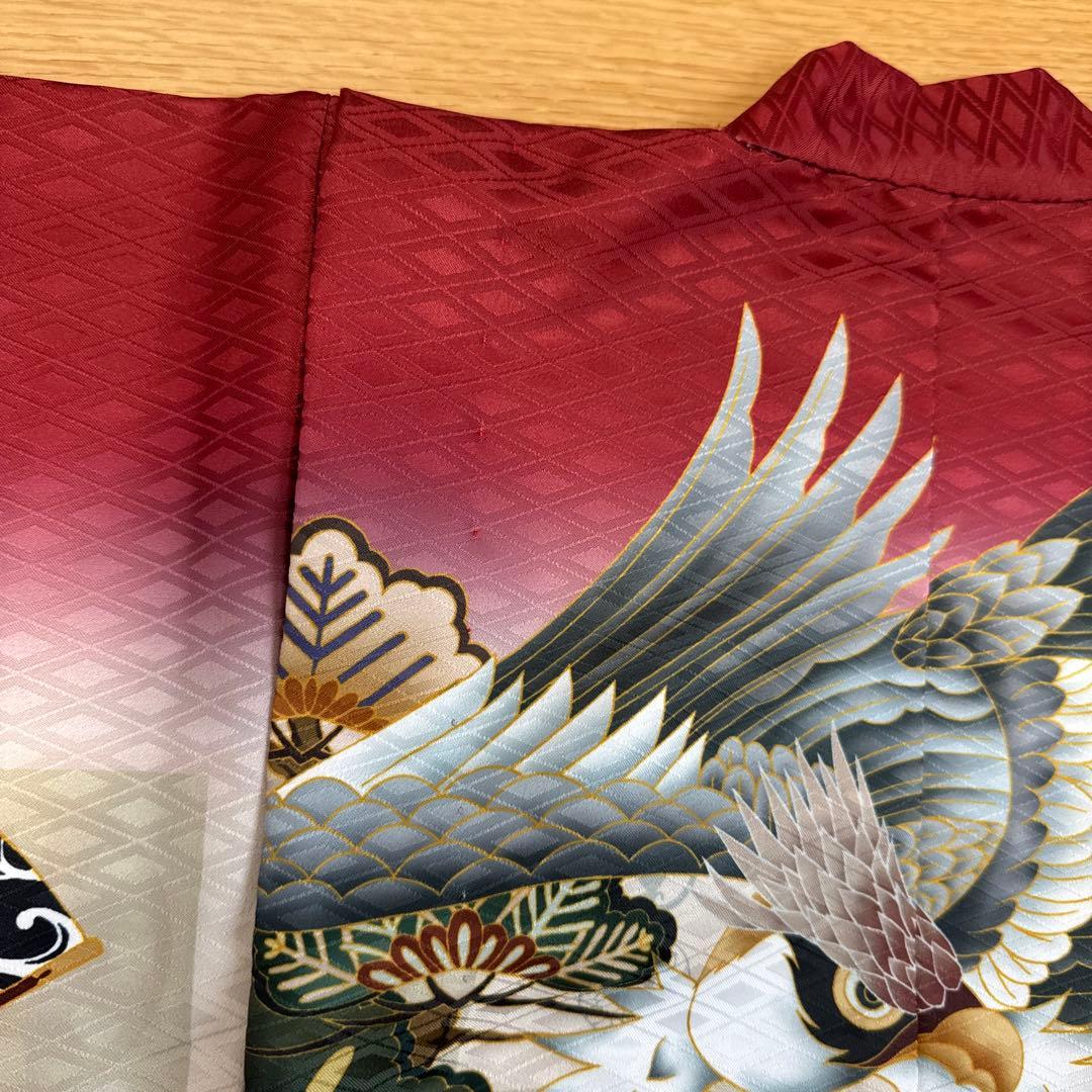 羽織袴 七五三 男の子 12点フルセット 着物 鷹市松 京越 5歳