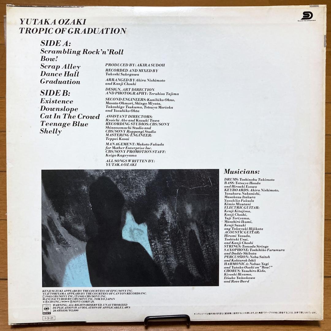 【盤面傷無し・再生確認済み】アナログレコード　尾崎豊／回帰線　LP　邦楽　ロック