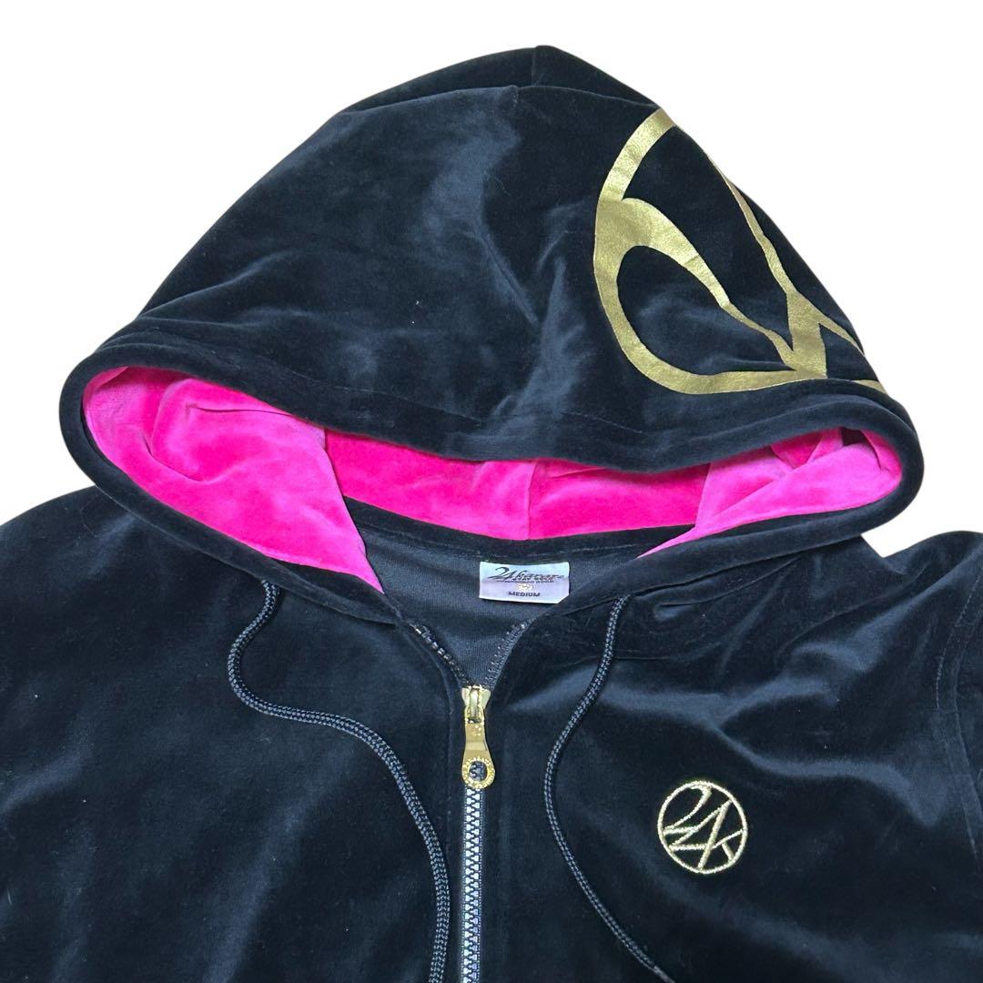 24karats TRIBE OF GOLD ベロア ジャージ セットアップ