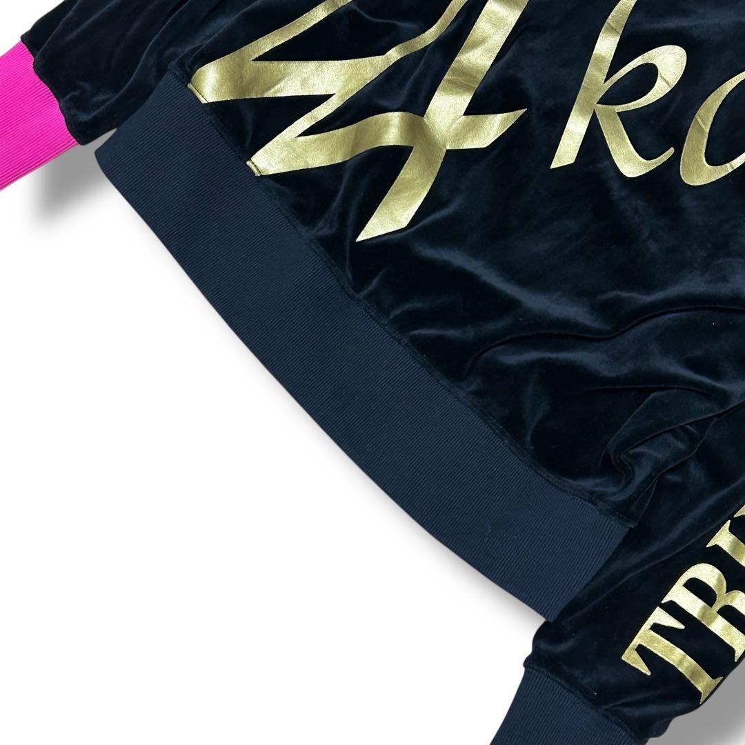 24karats TRIBE OF GOLD ベロア ジャージ セットアップ