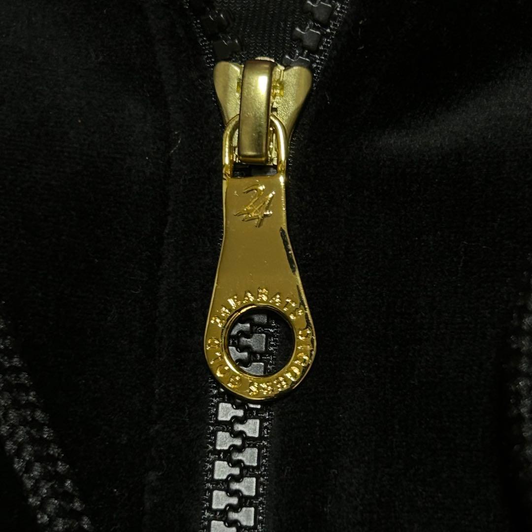 24karats TRIBE OF GOLD ベロア ジャージ セットアップ