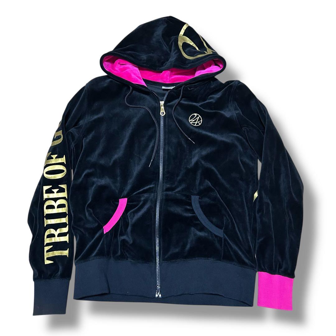 24karats TRIBE OF GOLD ベロア ジャージ セットアップ