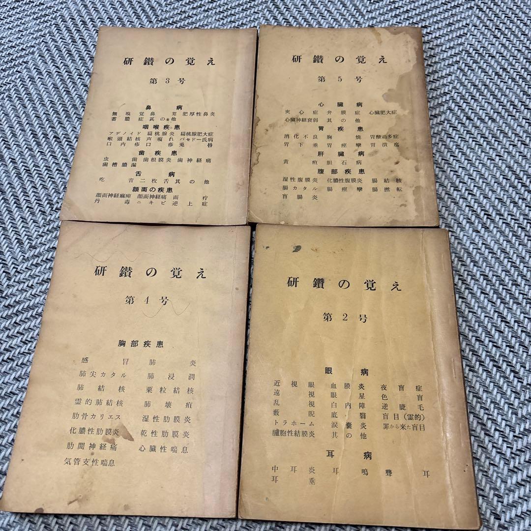 【希少】研鑽の覚え 第2号〜第4号 世界救世教　 岡田茂吉 医学研究集