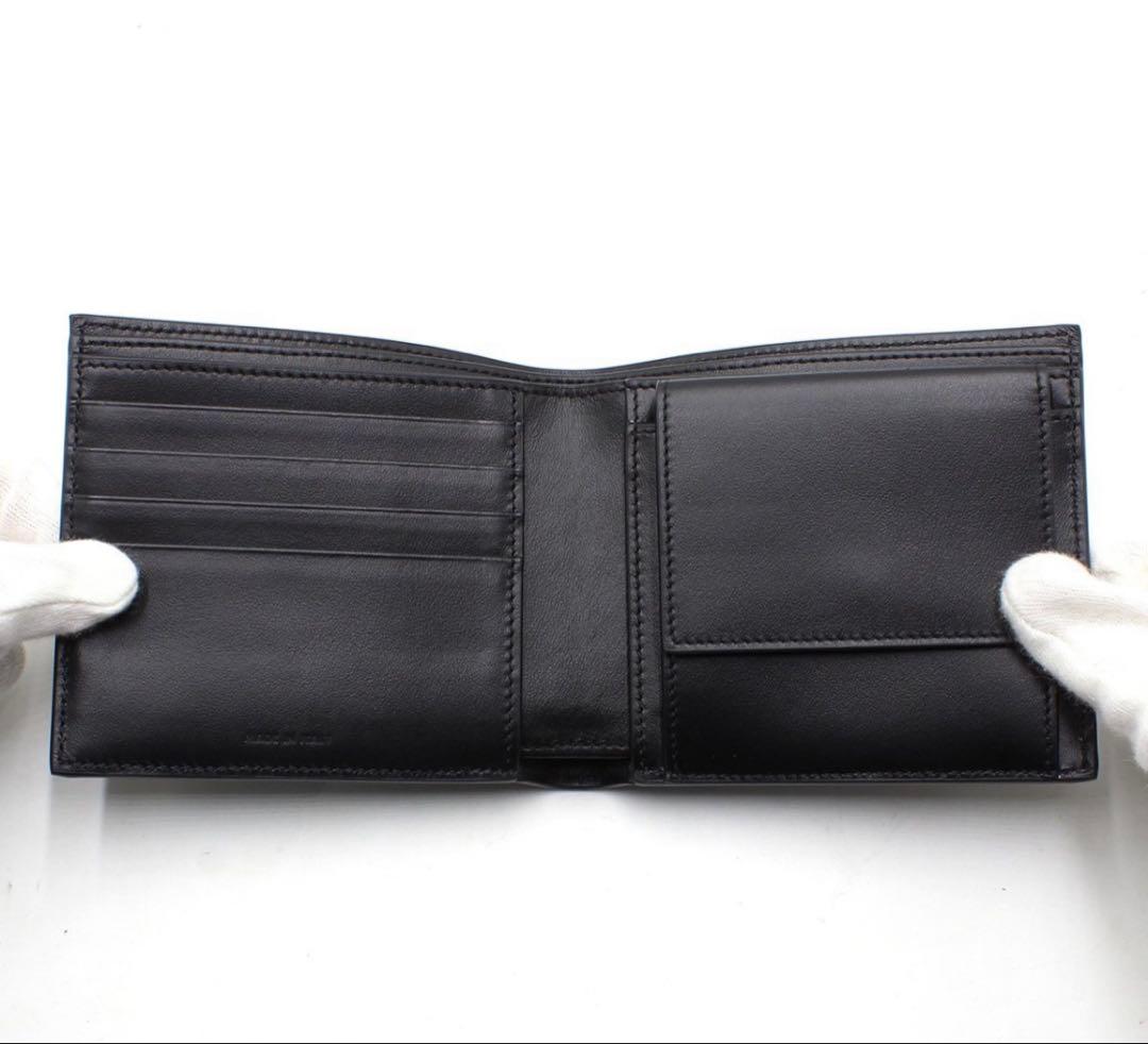 R2821 未使用 セリーヌ グレインカーフスキン 二つ折り財布