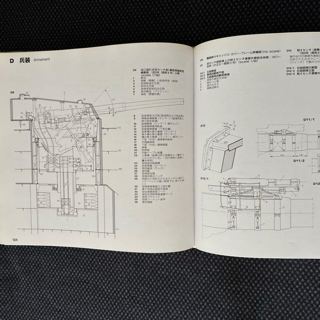 戦艦扶桑図面集 大型本　アキヤス・コルスキー