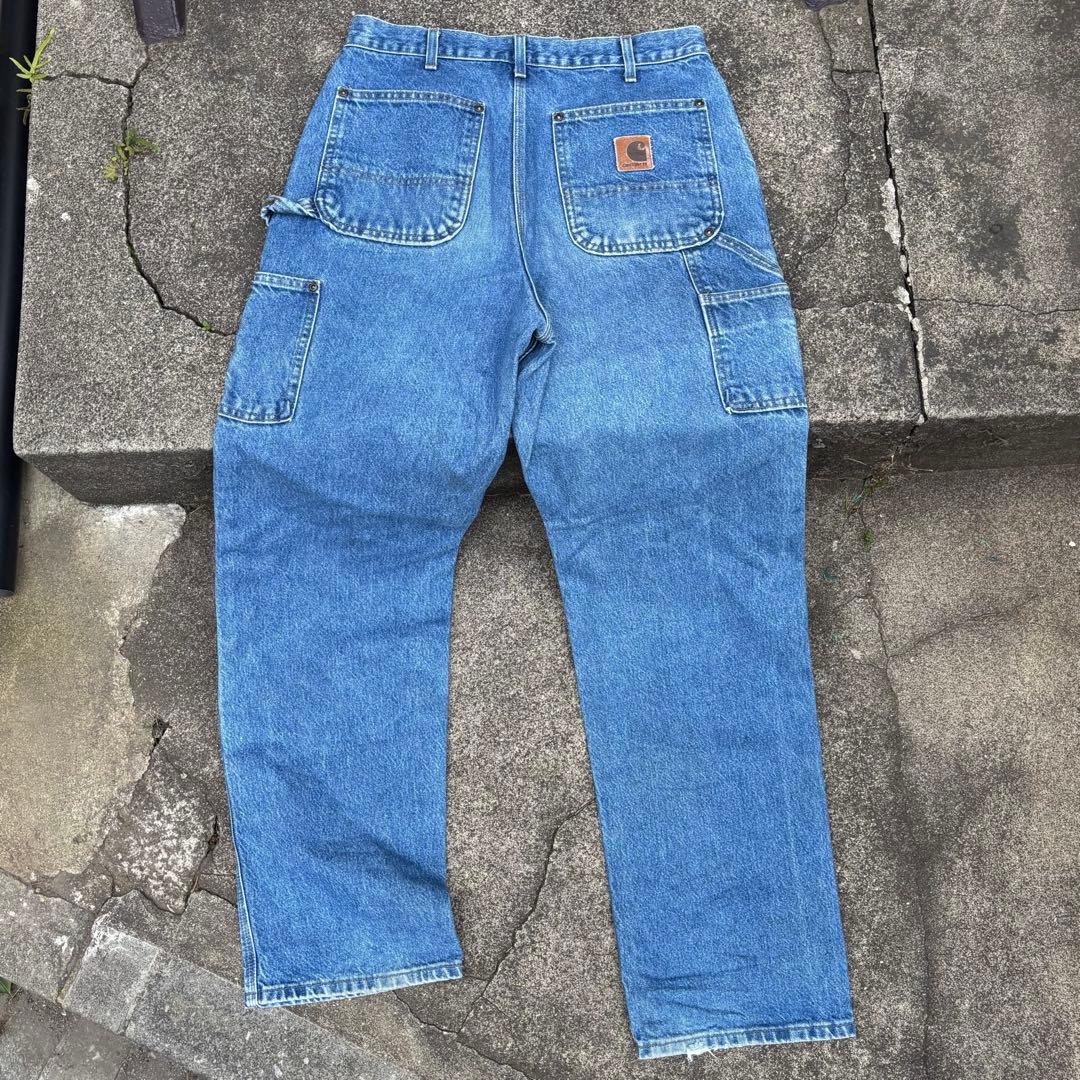 usa製 Carhartt ダブルニー 32×34
