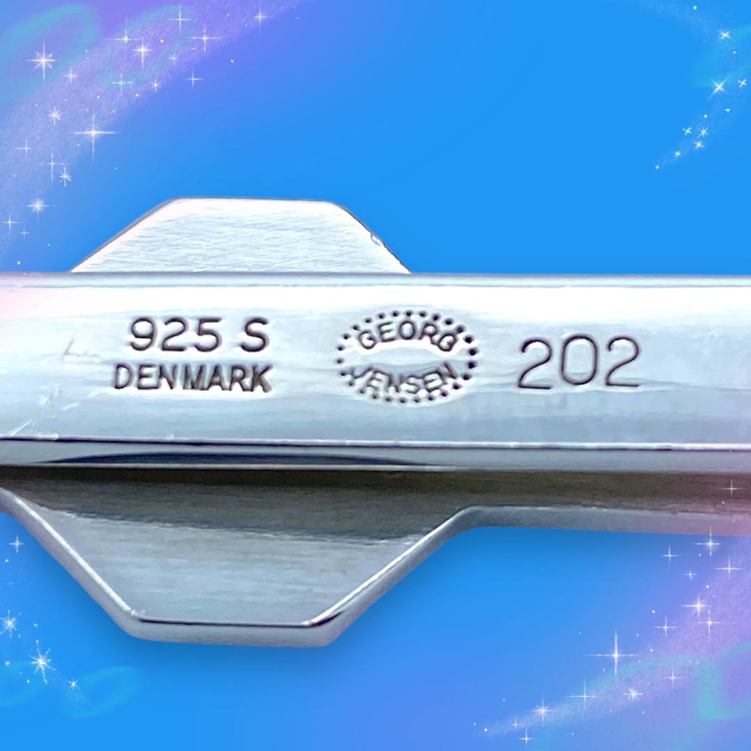 《美品》　ジョージジェンセン　カフス　タイピン セット　202 SV925