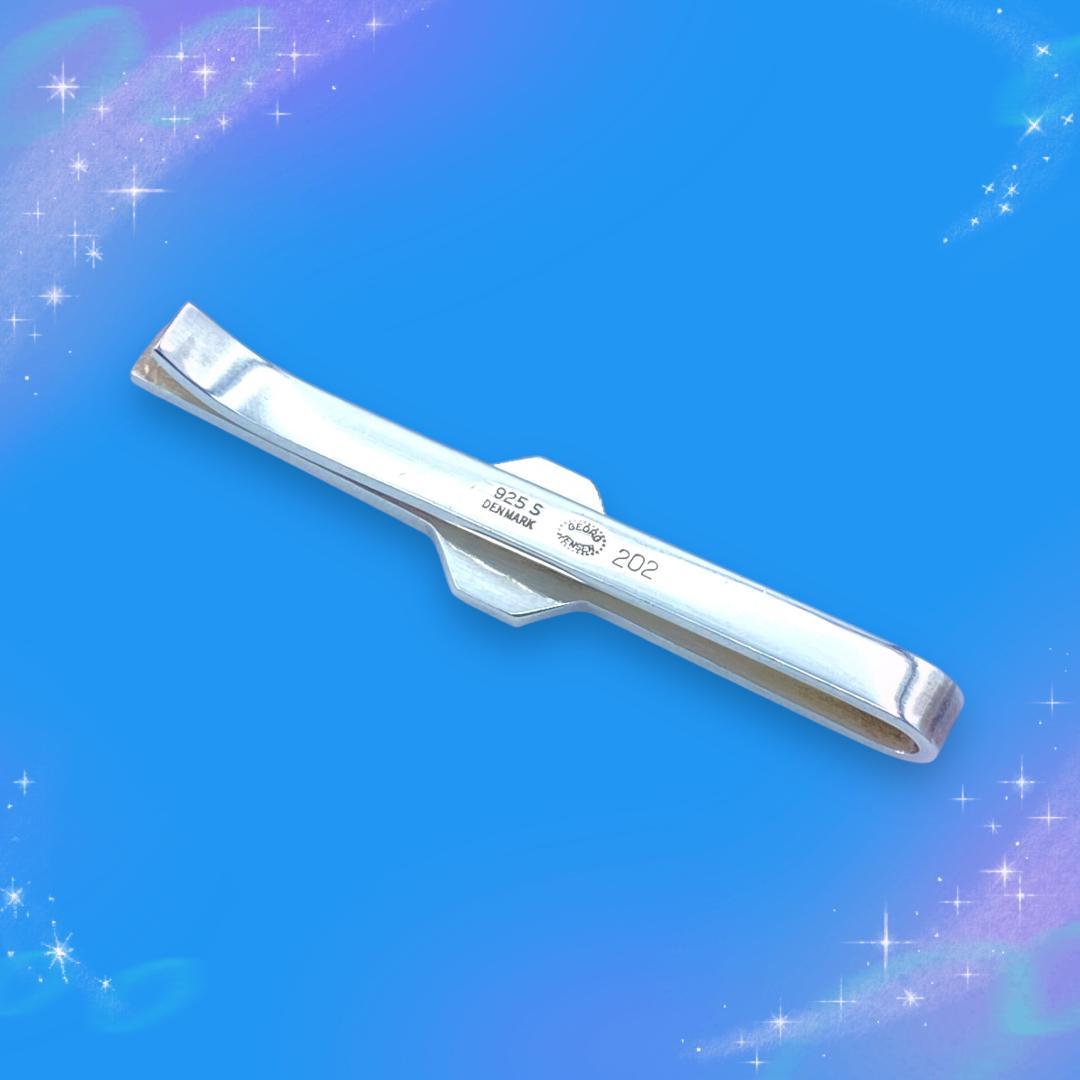 《美品》　ジョージジェンセン　カフス　タイピン セット　202 SV925