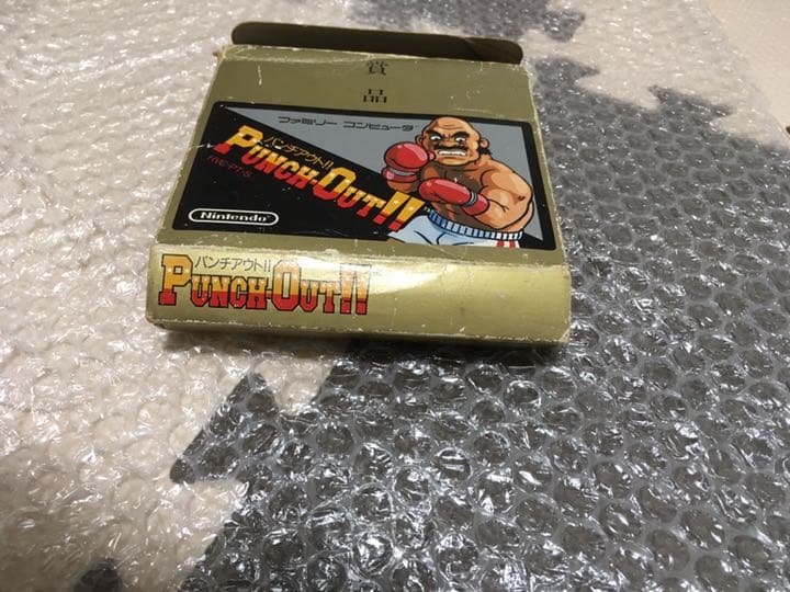 【激レア】非売品　ファミコンソフト「パンチアウト　ゴールドカセット」