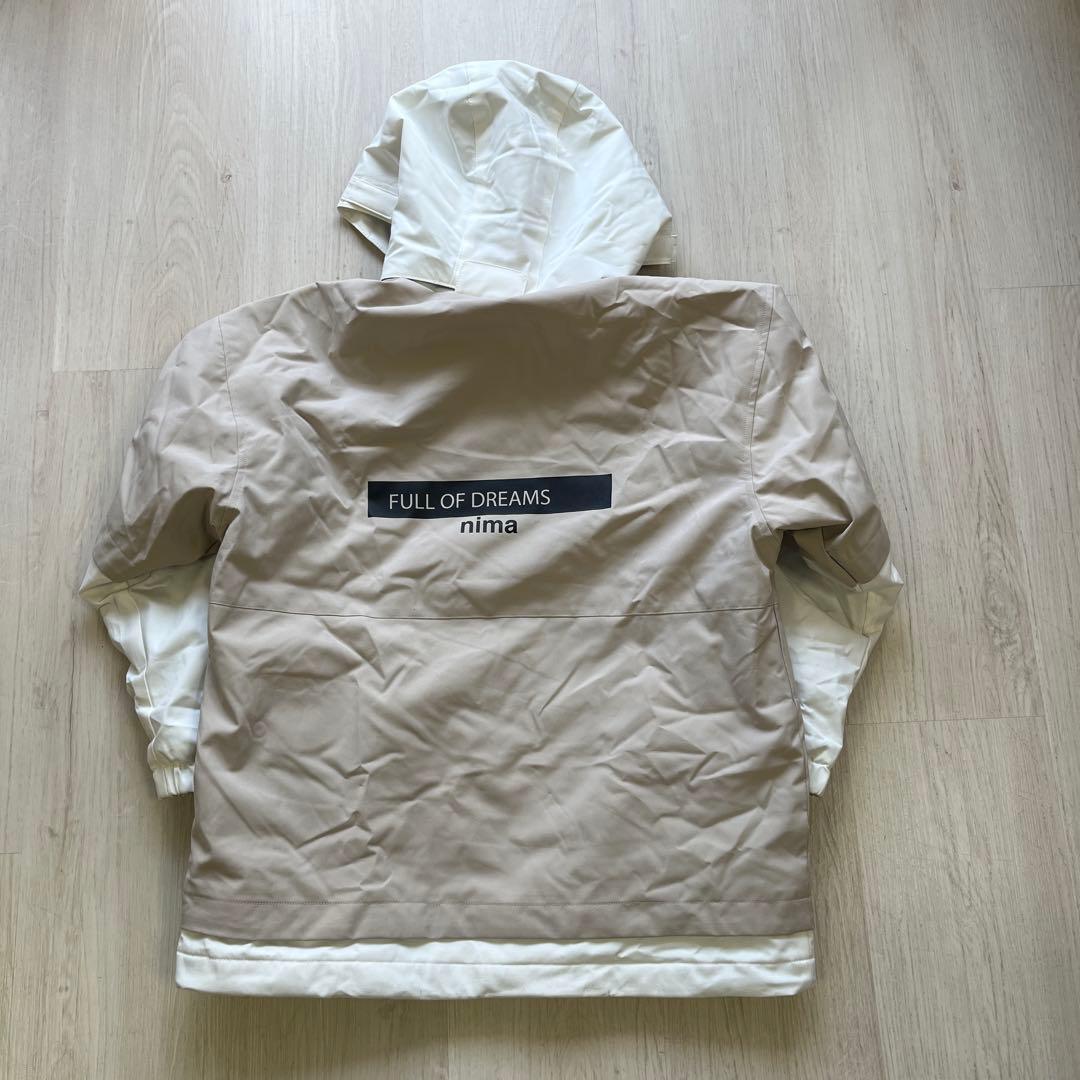 【中古】nima スノーウエア上下　１６０　ニット帽のおまけ付き