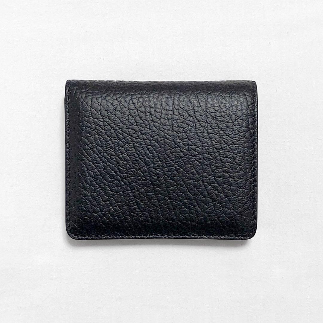 【新品未使用】メゾンマルジェラ バイフォールドウォレット 財布 黒