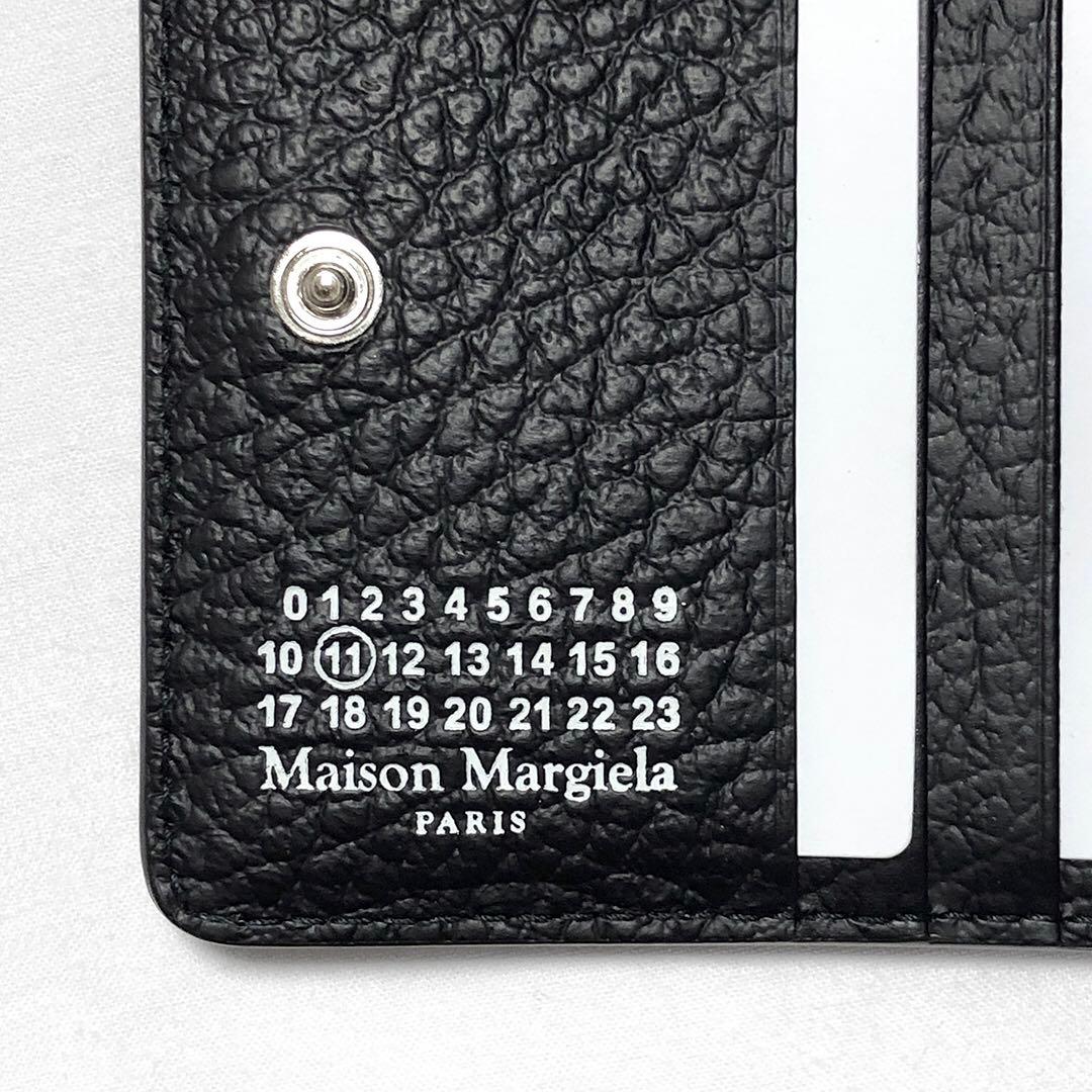 【新品未使用】メゾンマルジェラ バイフォールドウォレット 財布 黒