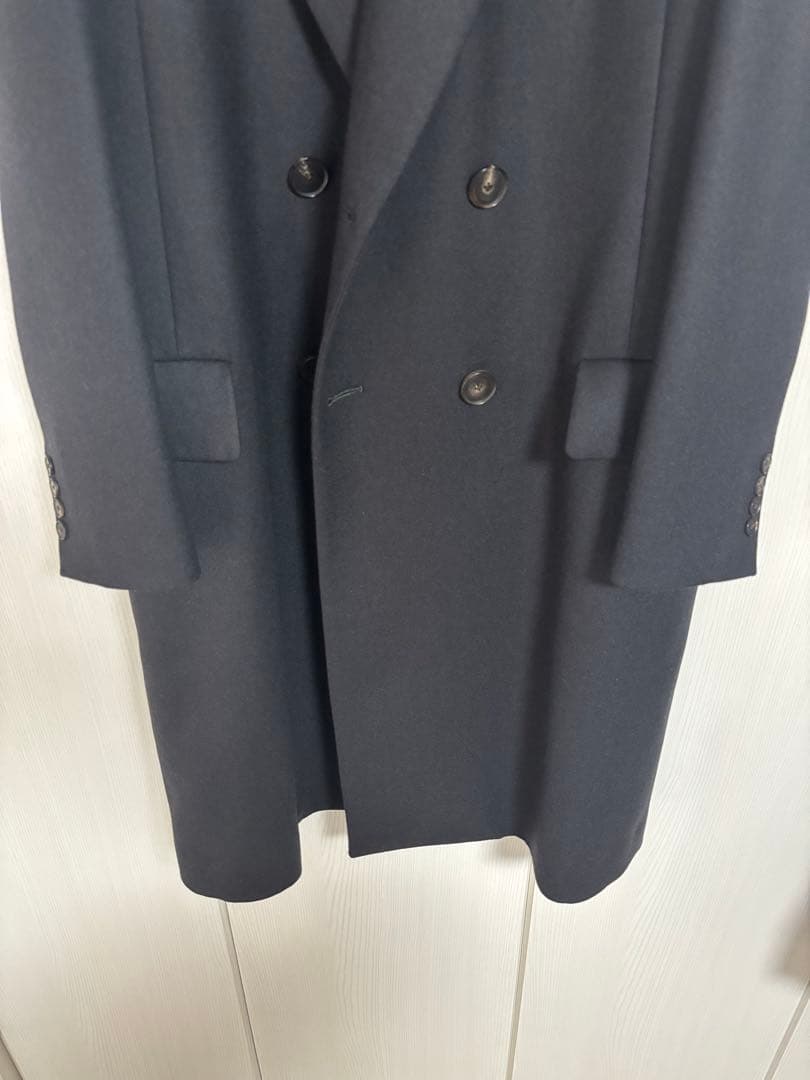 ジャケット・アウター AURALEE LIGHT MELTON CHESTERFIELD COAT 4