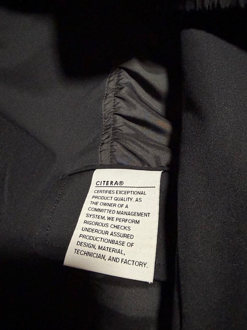 【特価】CITERA 黒 スーツ上下セット visvim