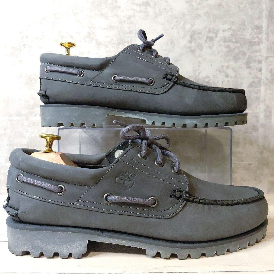 Timberland 3eye 26.5 スリーアイ ヌバック ダークグレー