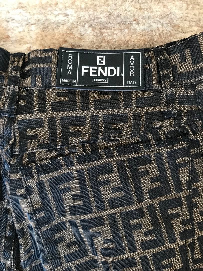Fendi ロゴプリント カジュアルパンツ