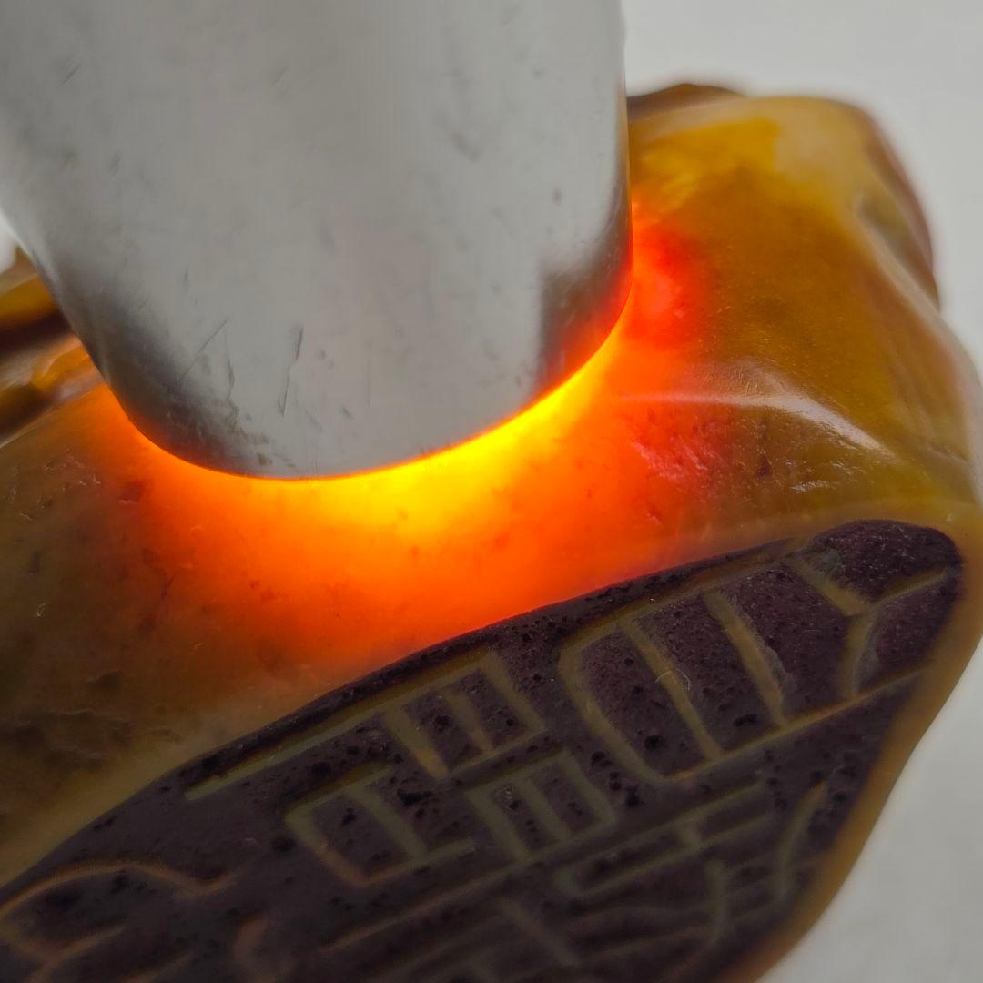 古文房具 本物寿山石 手彫 篆刻 比翼鳥紋 雅趣印章 置物 清代山彦作在銘