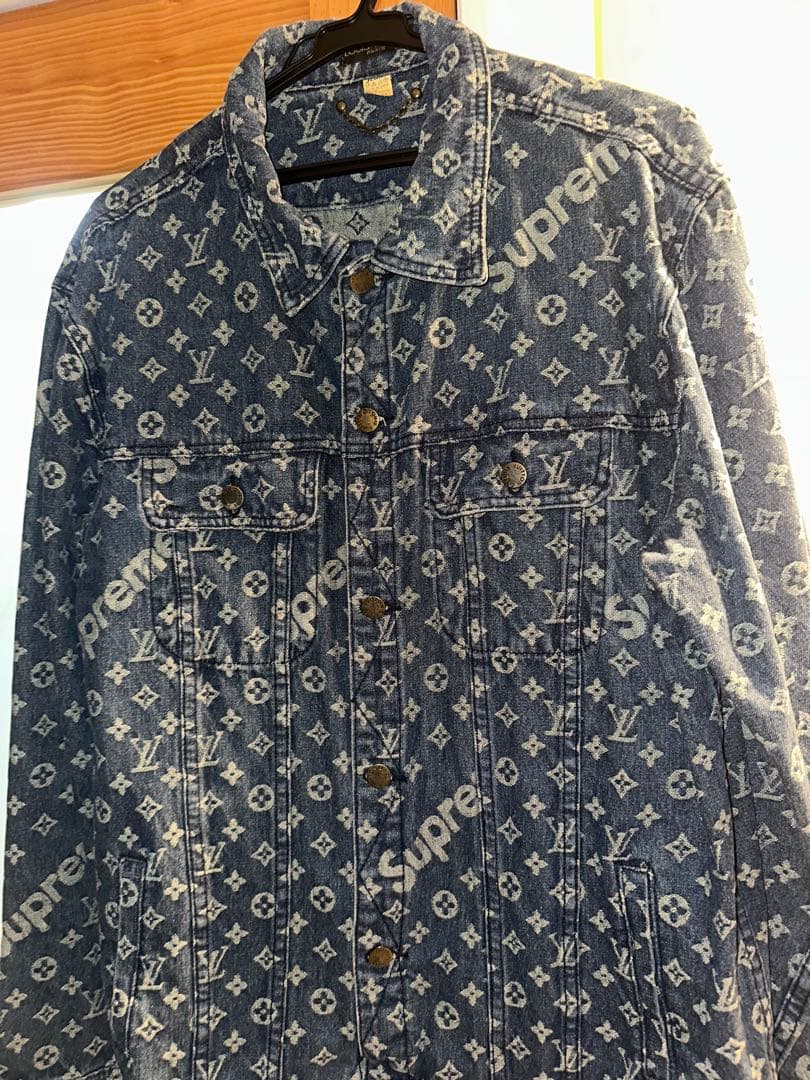 【リョウタ】VUITTON supreme デニムジャケット　並行輸入品