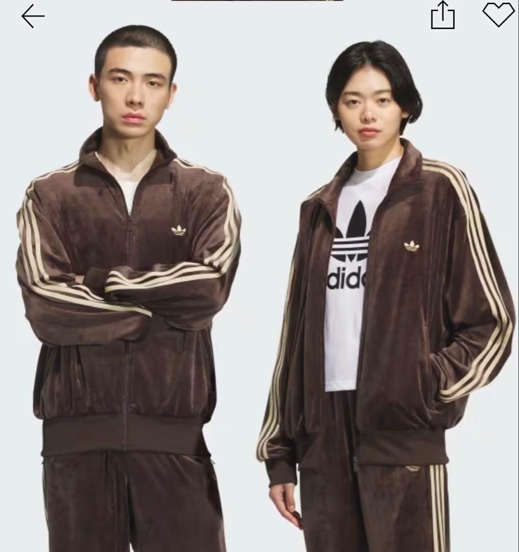 【新古品】adidas originals ベロア ファイヤーバード 上下セット