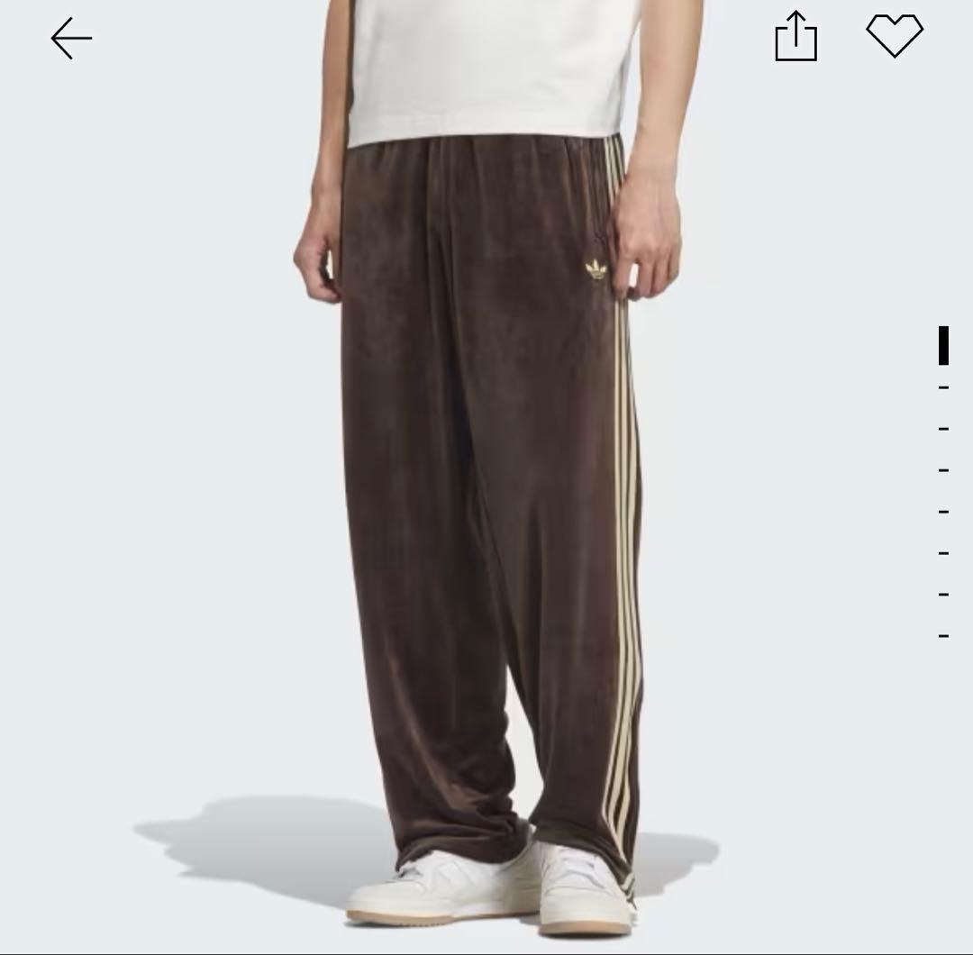 【新古品】adidas originals ベロア ファイヤーバード 上下セット