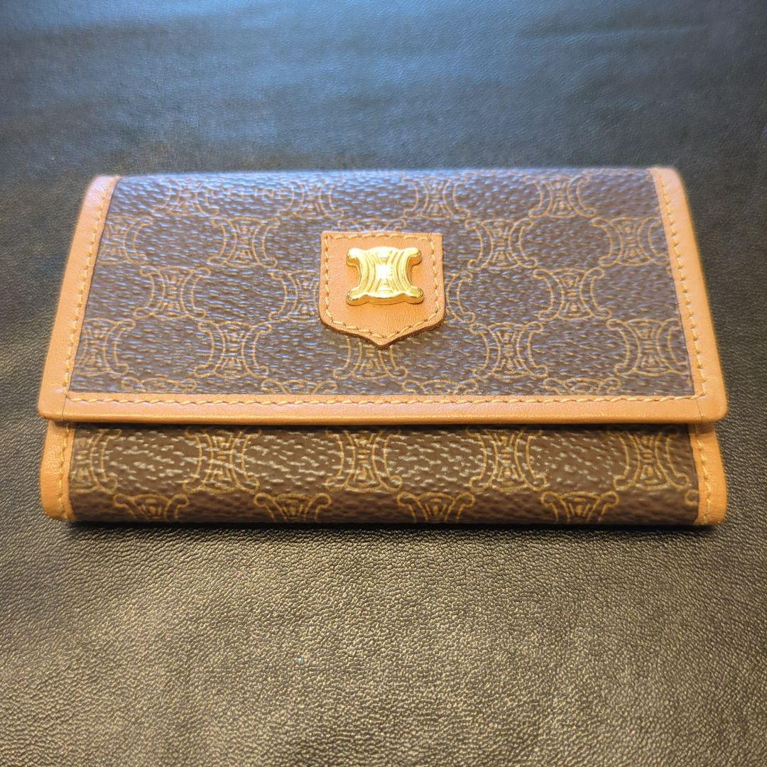 セリーヌ　マカダム柄キーケース M11 ヴィンテージ