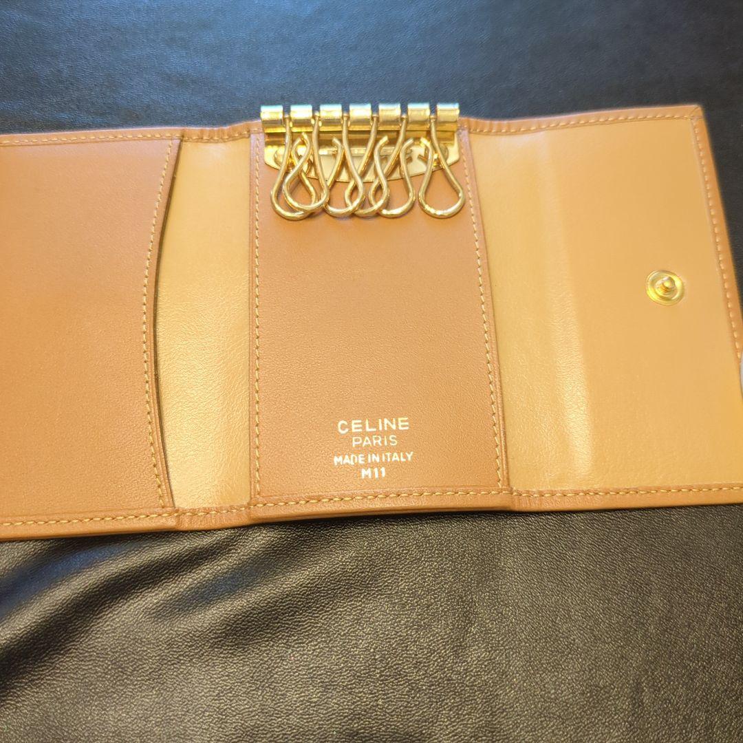 セリーヌ　マカダム柄キーケース M11 ヴィンテージ