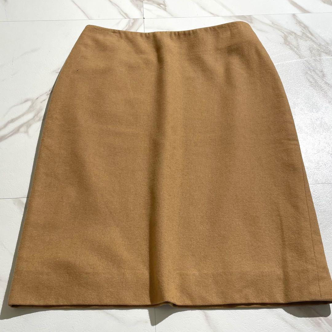 入手困難✨ エルメス マルジェラ期 キャメル素材100% スカート ブラウン