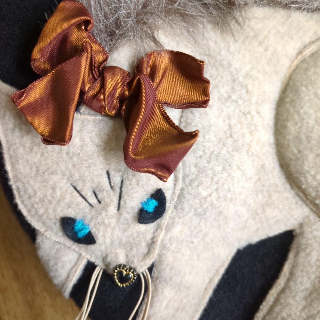 猫デザイン ベレー帽