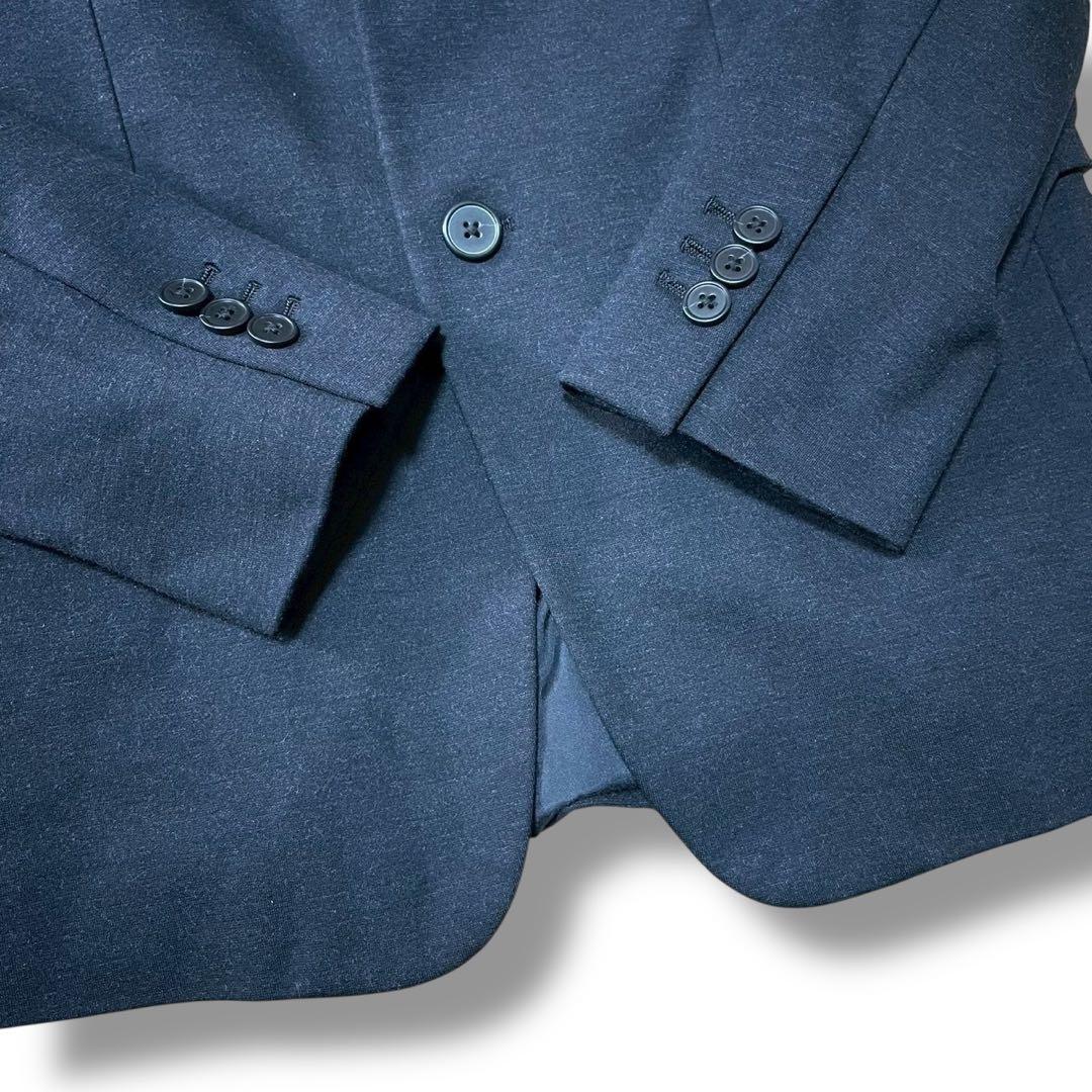 未使用級 現行 Theory メンズスーツ セットアップ ダークグレー 近年