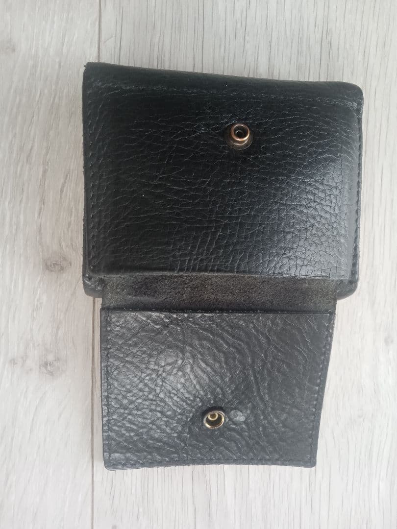 CALEE キャリー レザー ウォレット 財布 スタッズ チャーム付き