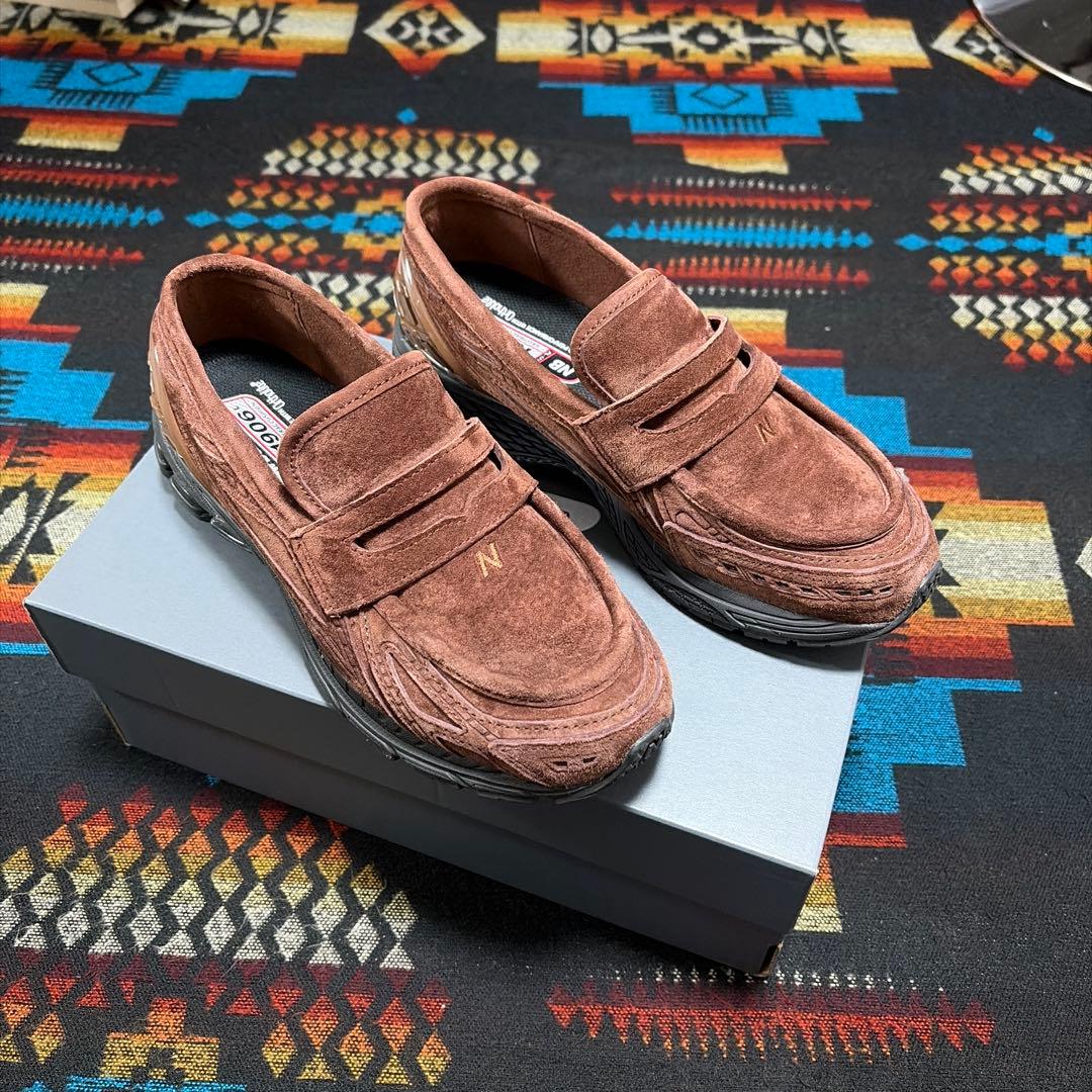 【ほぼ新品】New Balance 1906L ブラウン ローファー