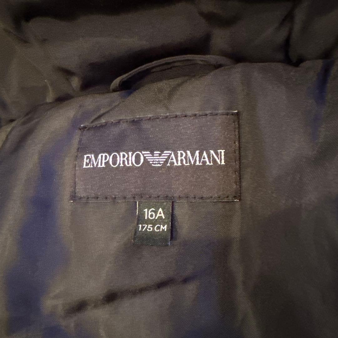 美品　ARMANI エンポリオアルマーニ　ジャンパー170 黒 ブルゾン 16A