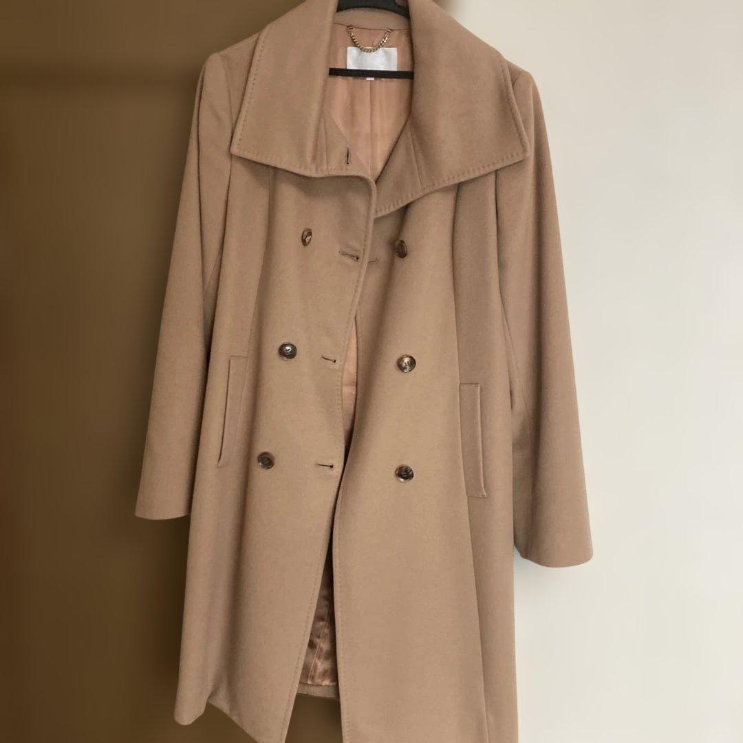 自由区　38 ロロピアーナカシミア100 コート　M