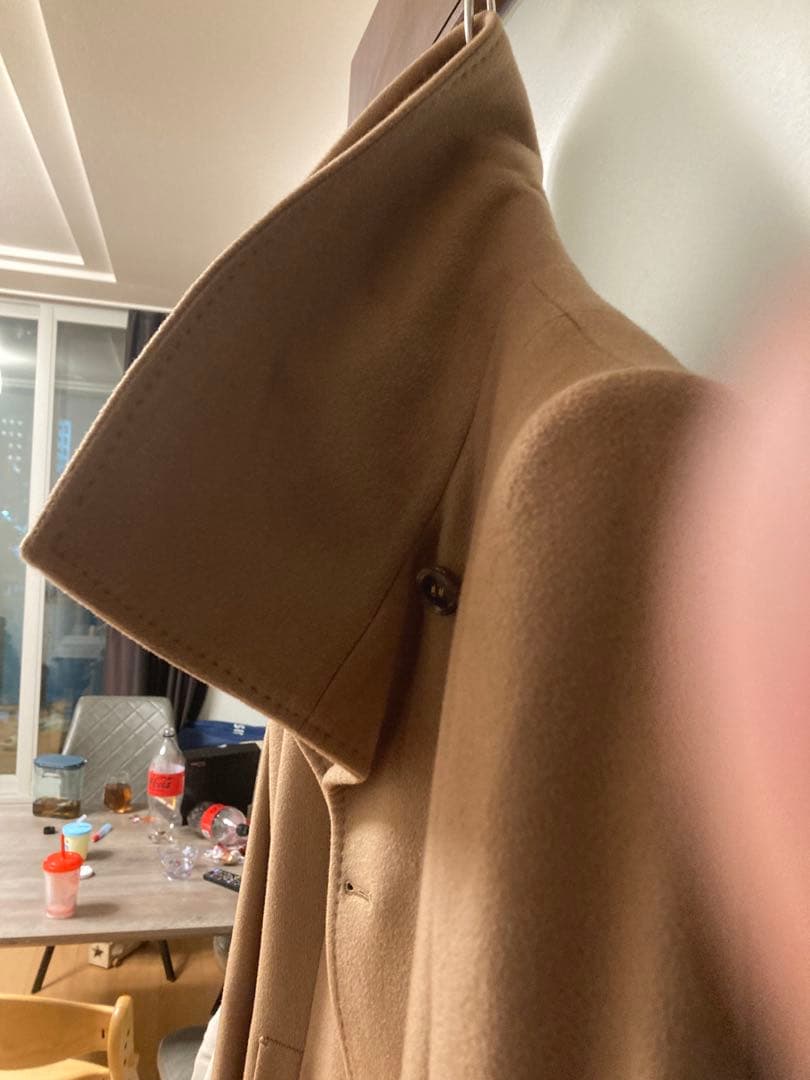 自由区　38 ロロピアーナカシミア100 コート　M