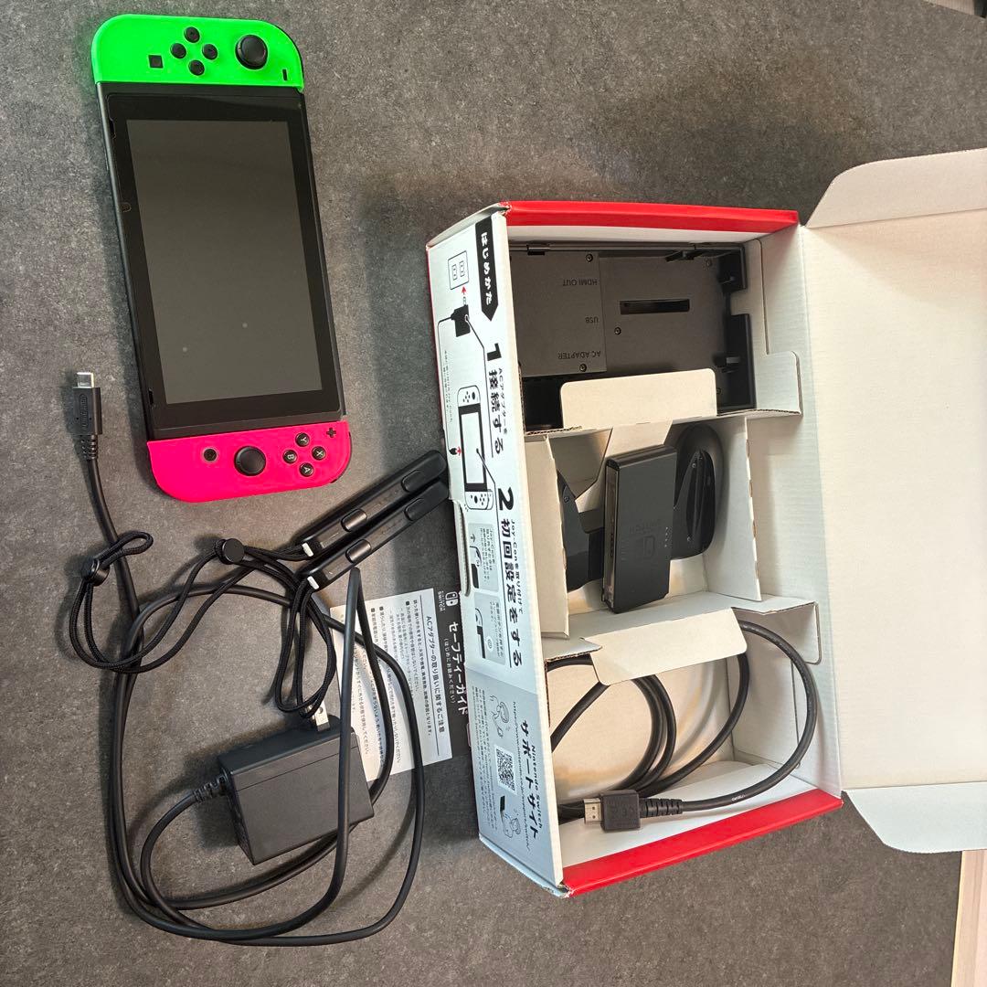 Nintendo Switch 本体 Joy-Con付き　付属品完備