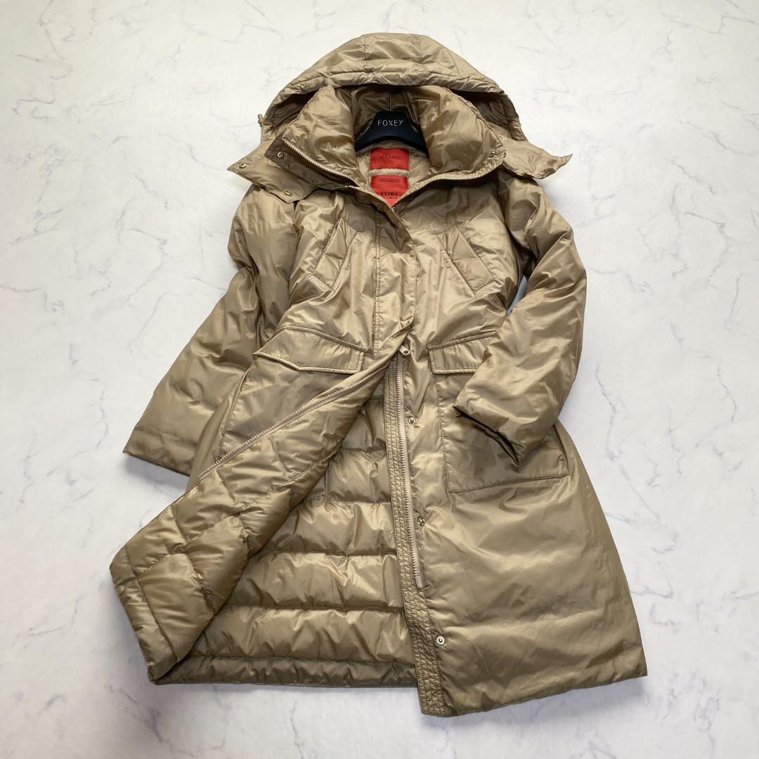 マックスマーラ &Co エクストラウォーム ロング中綿コート ベージュ 40