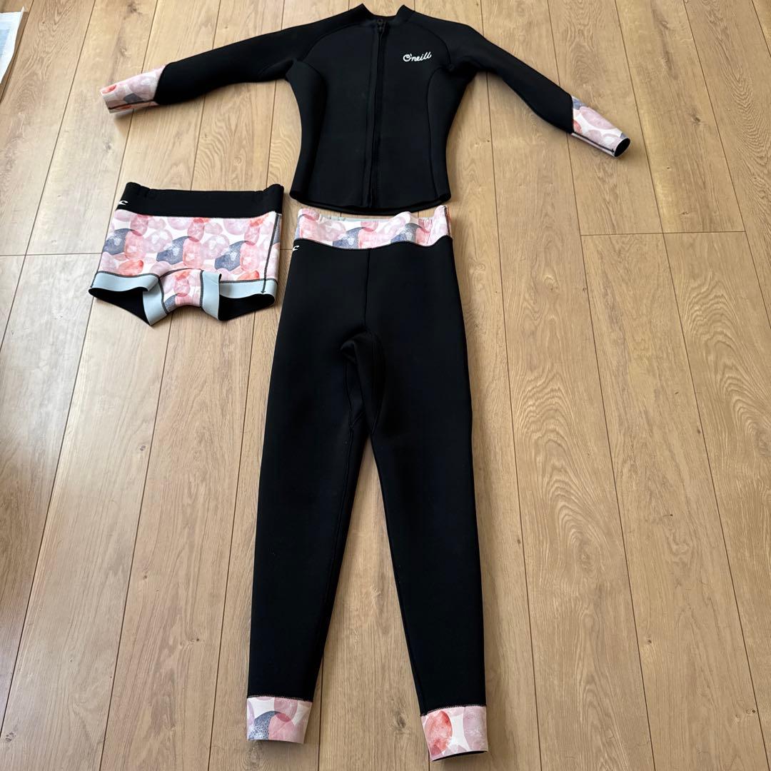 O'Neill ウエットスーツ　セットアップ 3点セット　ピンク　MSサイズ