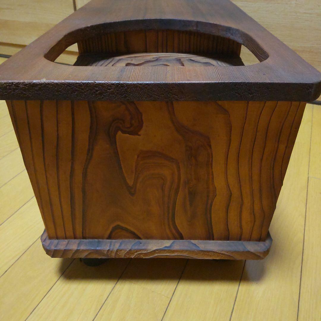 昭和レトロ　家具　引き出し付き ポットワゴン　和風ワゴン　hikari