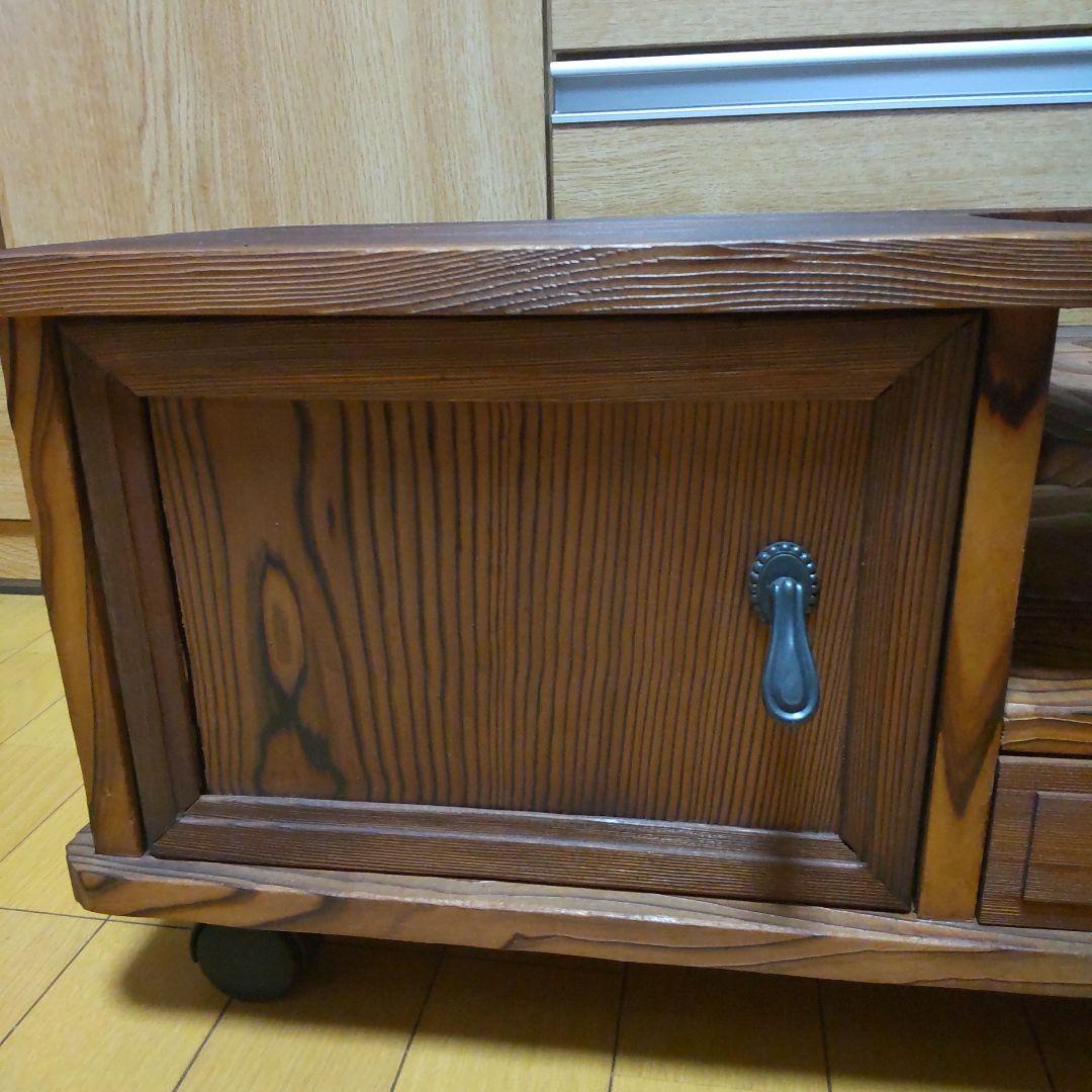 昭和レトロ　家具　引き出し付き ポットワゴン　和風ワゴン　hikari