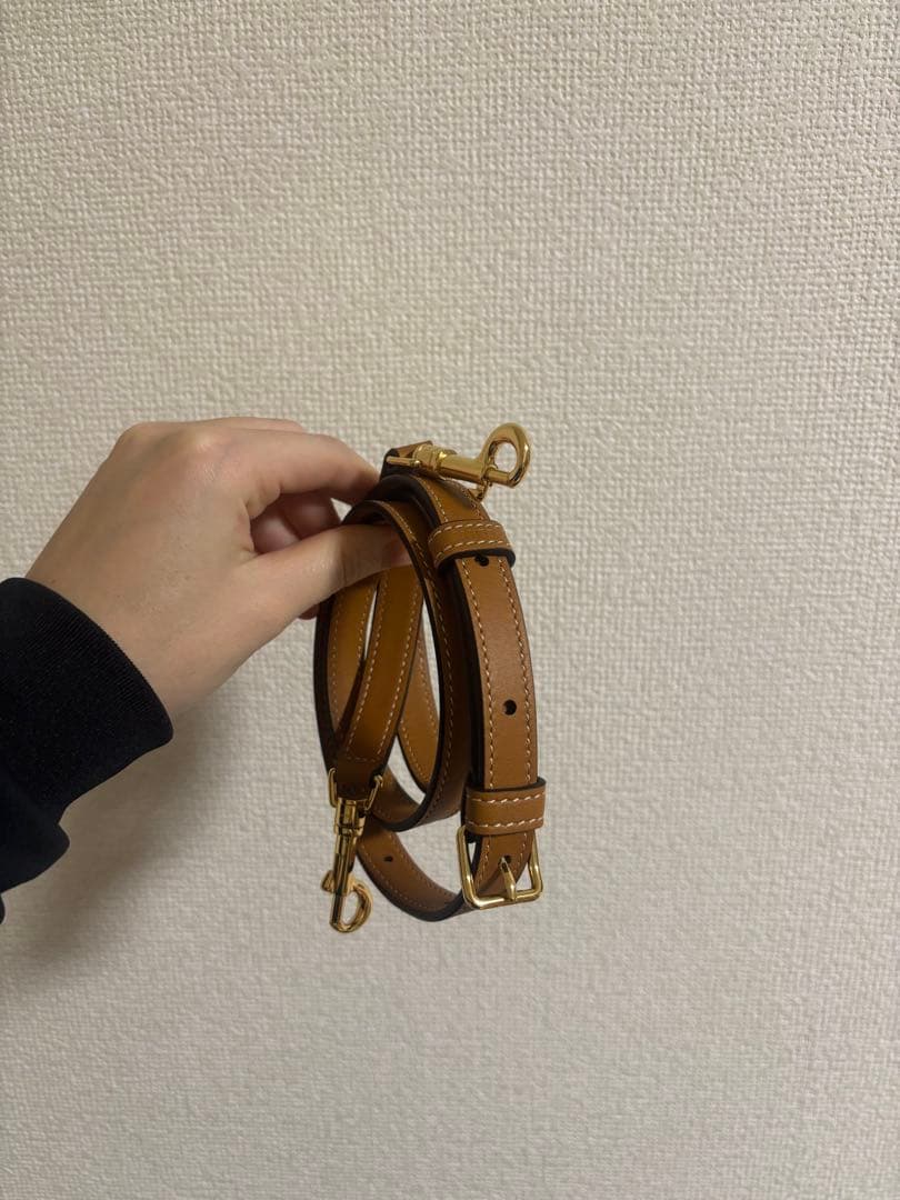 CELINE スモールボストン トリオンフジャカード＆カーフスキン　ハンドバッグ