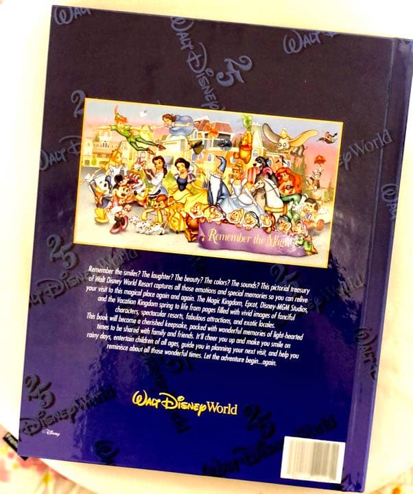 洋書 ウォルトディズニー ワールドリゾート 25周年 写真集 本 アンティーク