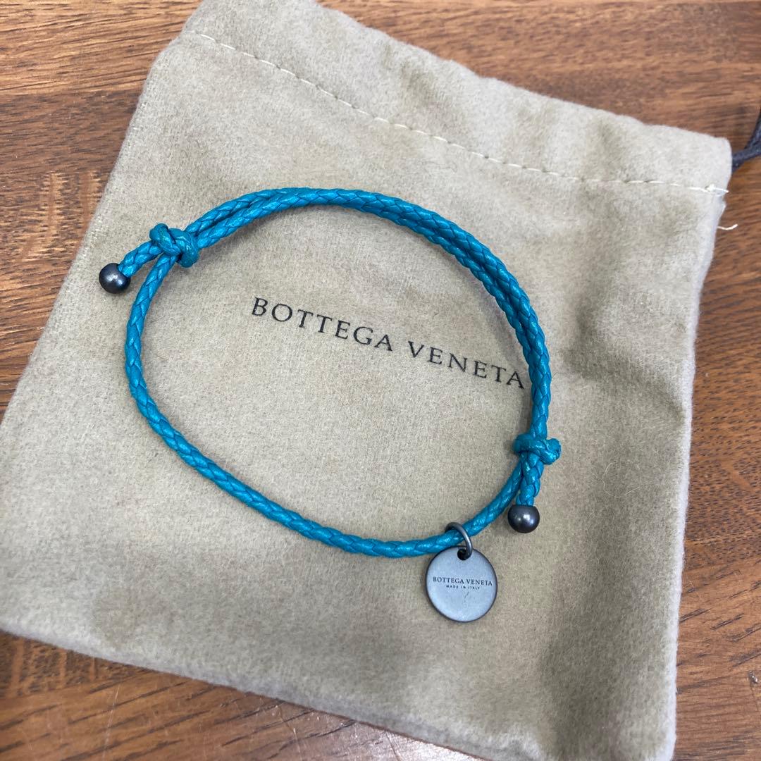 Bottega Veneta 青 アンクレット