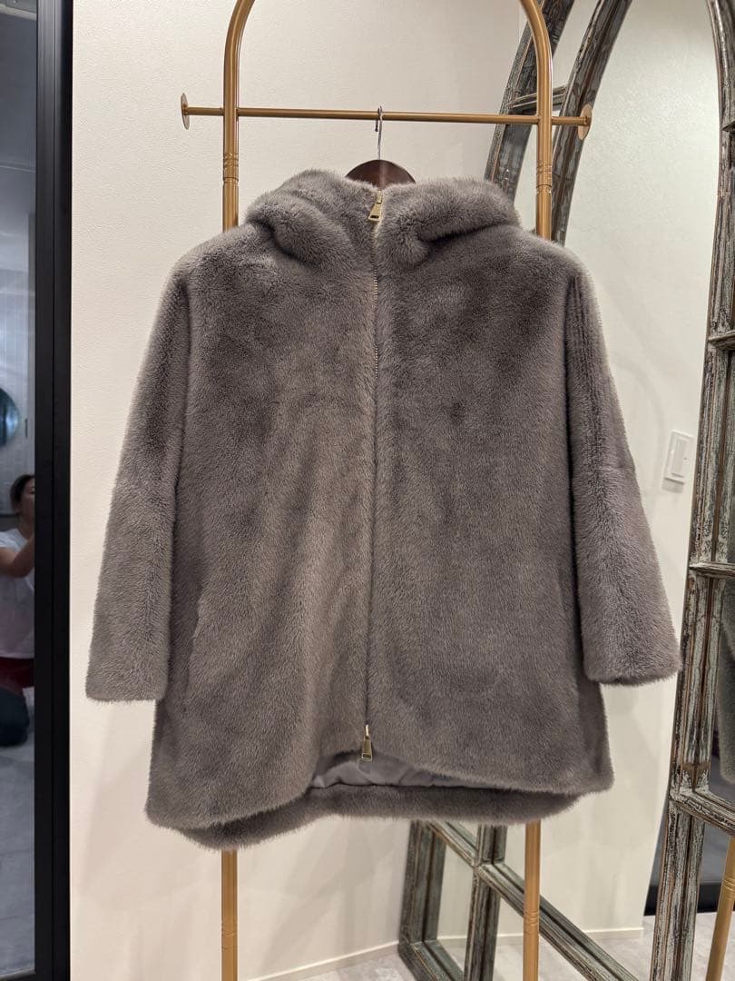 Deuxieme Classe MY WHITE ブルゾン　グレー