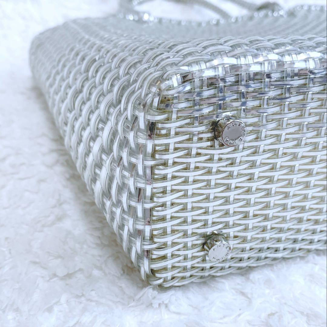 ほぼ未使用♪ ANTEPRIMA イントレッチオ シルバー スモール