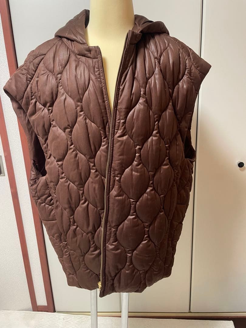 スタニングルアーフード付き ダウンベスト