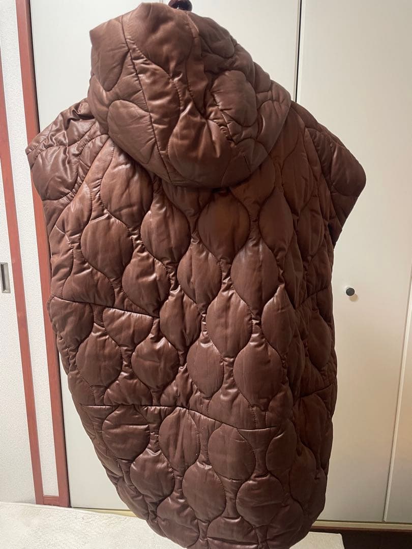 スタニングルアーフード付き ダウンベスト